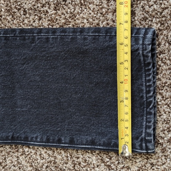 Denim Forum The Nina Super High Cigarette Black Size 26x29 - Picture 9 of 15